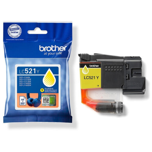 Original Brother LC-521 / LC-521Y Tinte gelb