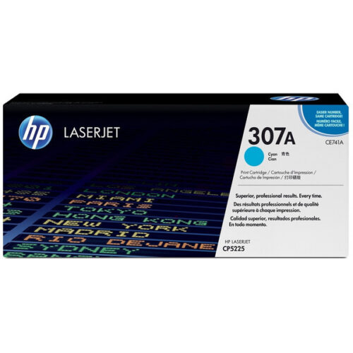 Original HP 307A / CE741A Toner cyan