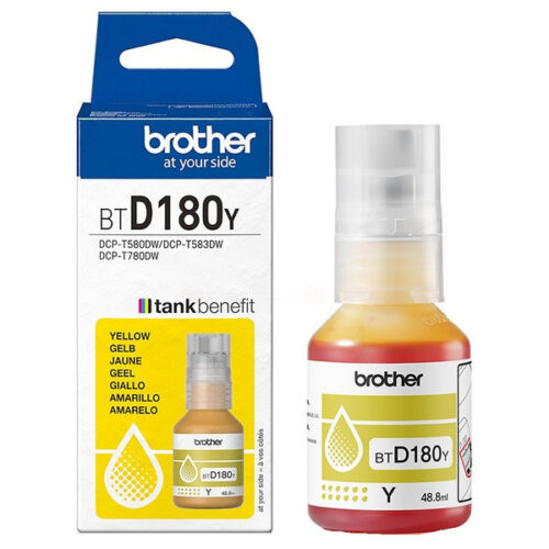 Original Brother BT-D180Y Tinte gelb