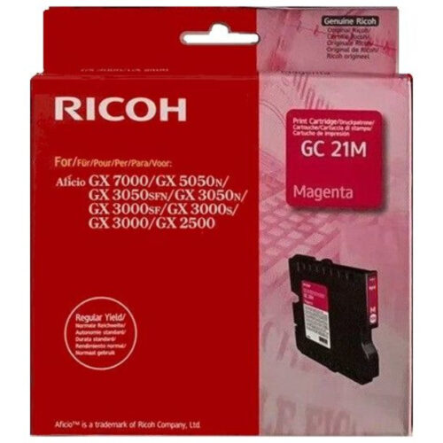 Original Ricoh GC-21 M / 405534 / 405542 / K202/02 Tinte magenta