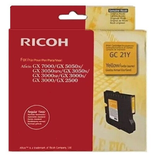 Original Ricoh GC-21 Y / 405535 / 405435 / K202/03 Tinte gelb