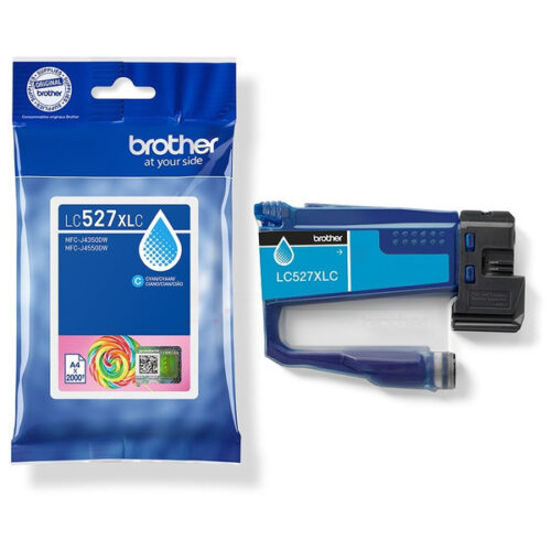 Original Brother LC-527XL / LC-527XLC Tinte cyan