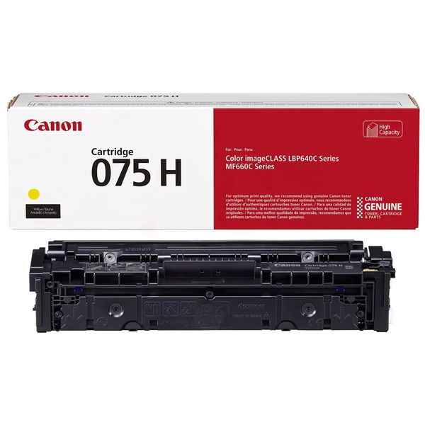 Original Canon 075H / 6366C002 Toner gelb
