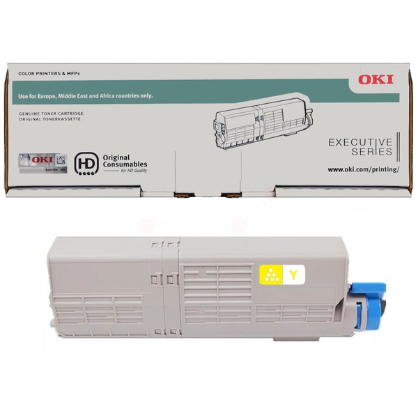 Original OKI 46490621 Toner gelb