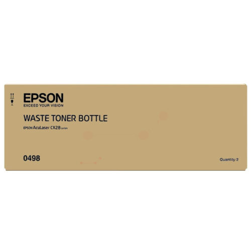 Original Epson 0498 / C13S050498 / S050498 Resttonerbehälter Doppelpack (2 Stück)