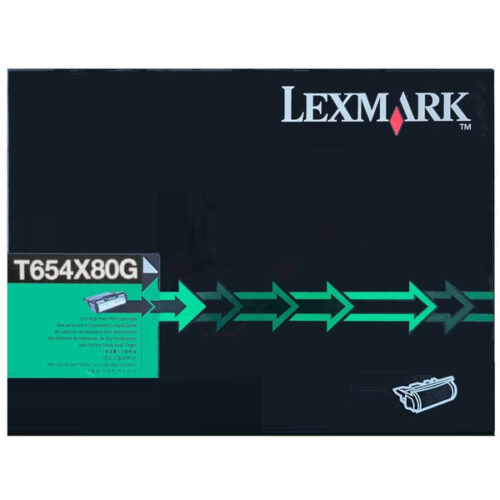 Original Lexmark T654X80G / 0T654X80G Toner schwarz
