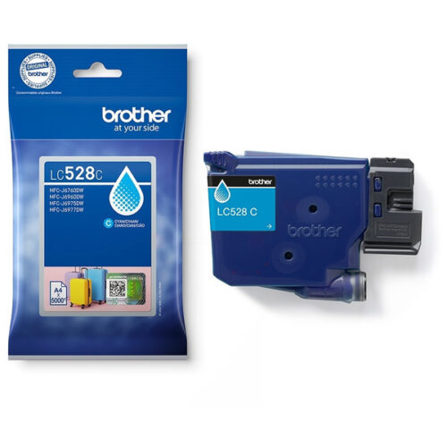 Original Brother LC-528 / LC-528C Tinte cyan