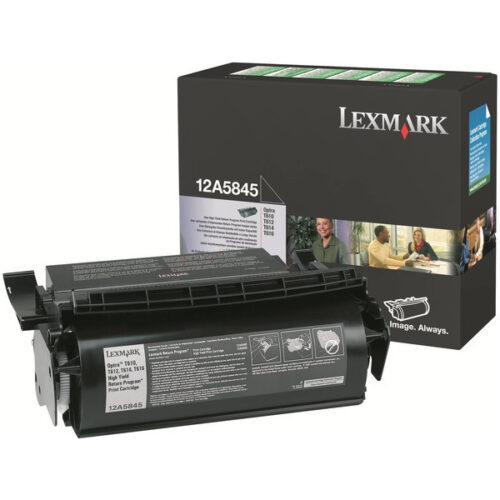 Original Lexmark 12A5845 / 012A5845 Toner schwarz