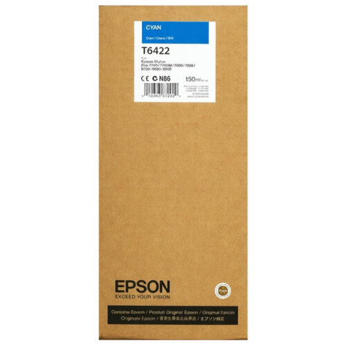 Original Epson T6422 / C13T642200 Tinte cyan