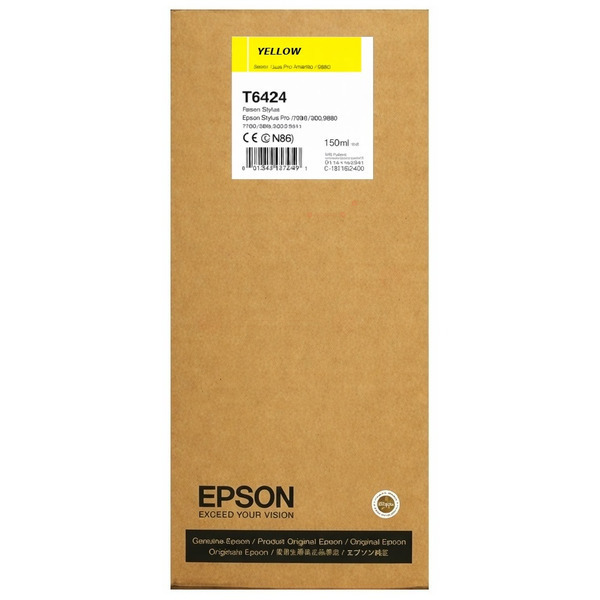 Original Epson T6424 / C13T642400 Tinte gelb