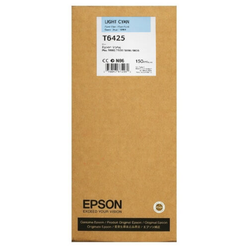 Original Epson T6425 / C13T642500 Tinte photo cyan