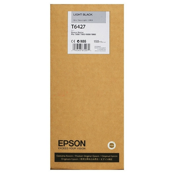 Original Epson T6427 / C13T642700 Tinte photo schwarz
