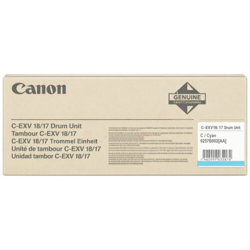 Original Canon C-EXV 17 / 0257B002 Trommel cyan