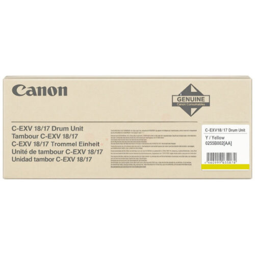 Original Canon C-EXV 17 / 0255B002 Trommel gelb