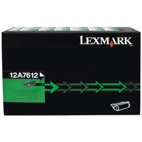 Original Lexmark 12A7612 / 012A7612 Toner schwarz