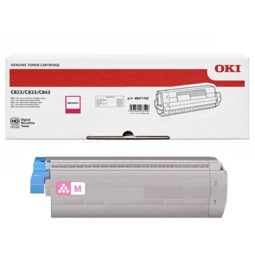 Original OKI 46471102 Toner magenta