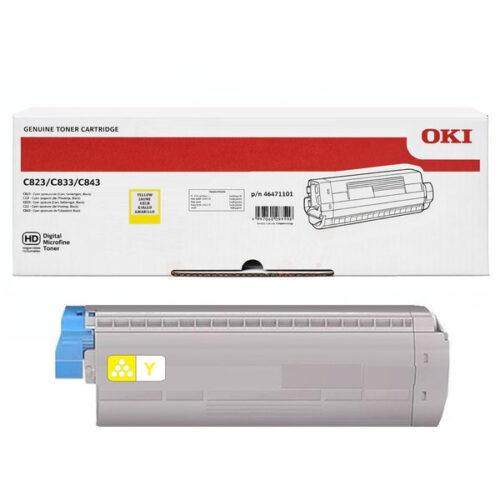 Original OKI 46471101 Toner gelb