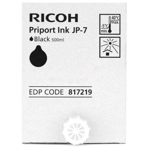 Original Ricoh JP 7 / 893713 / 817219 Tinte schwarz