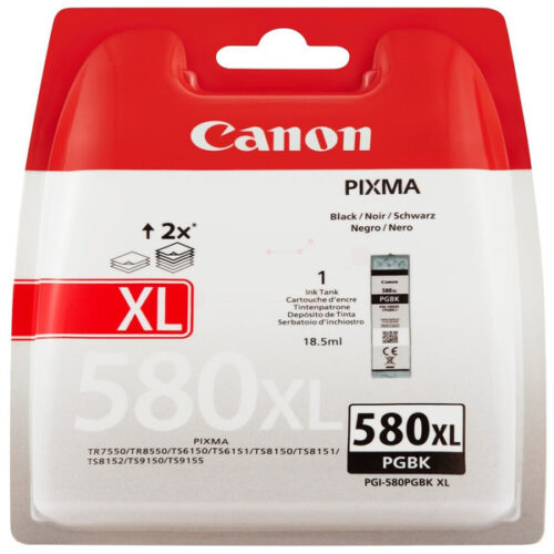 Original Canon PGI-580 PGBKXL / 2024C001 / 2024C004 / 2024C005 Tinte schwarz