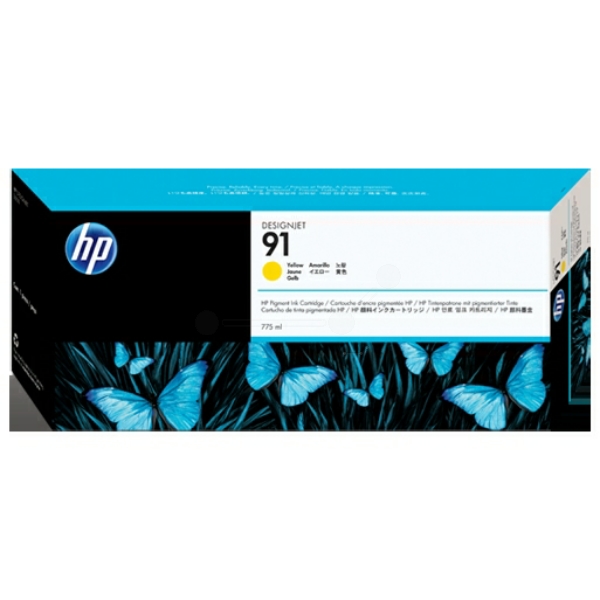 Original HP 91 / C9469A Tinte gelb
