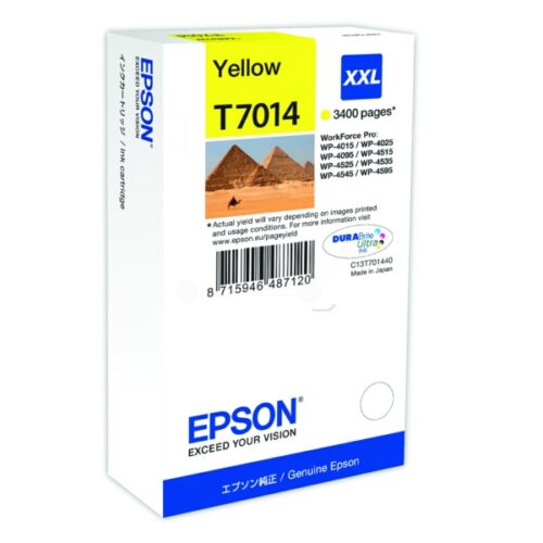 Original Epson T7014 / C13T70144010 Tinte gelb