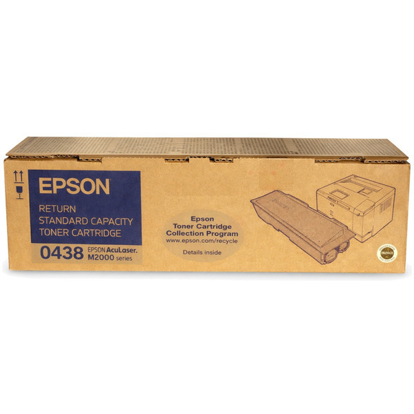 Original Epson 0438 / C13S050438 / S050438 Toner schwarz