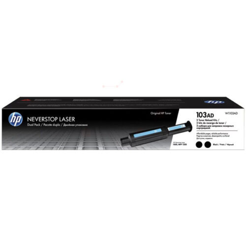 Original HP 103AD / W1103AD Toner Doppelpack schwarz (2 Stück)