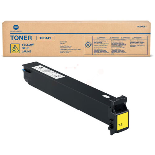 Original Konica Minolta TN-314 Y / A0D7251 Toner gelb