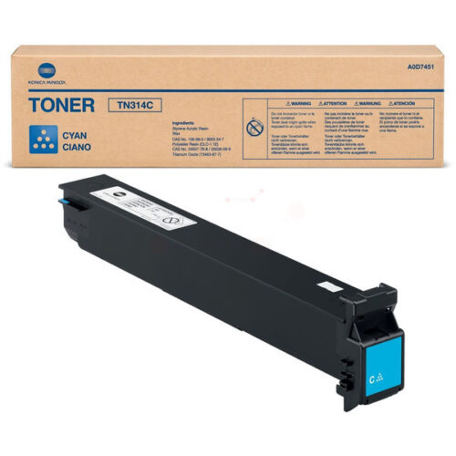 Original Konica Minolta TN-314 C / A0D7451 Toner cyan