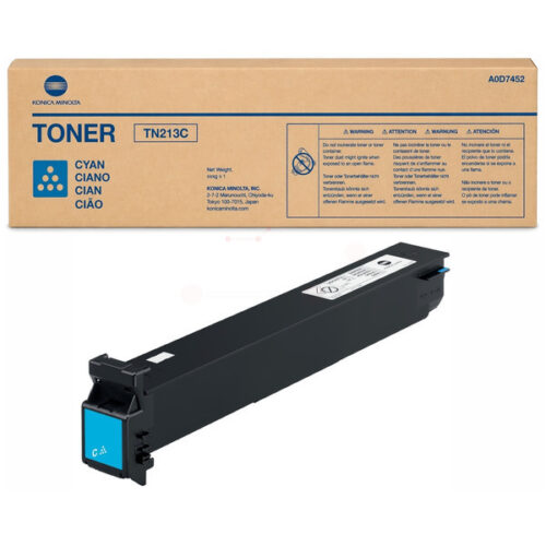 Original Konica Minolta TN-213 C / A0D7452 Toner cyan