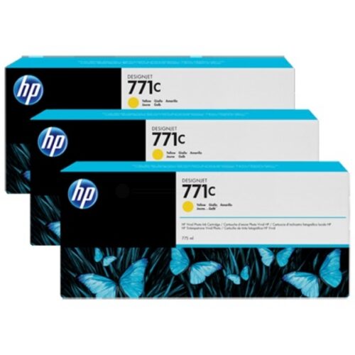 Original HP 771C / B6Y34A Tinte Multipack gelb (3 Stück)
