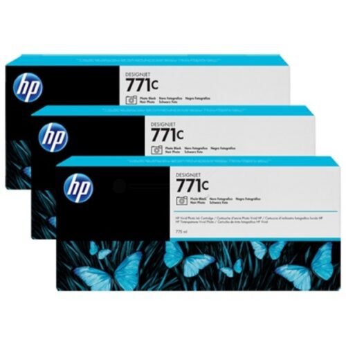 Original HP 771C / B6Y37A Tinte Multipack photo schwarz (3 Stück)