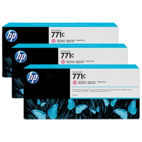 Original HP 771C / B6Y35A Tinte Multipack photo magenta (3 Stück)