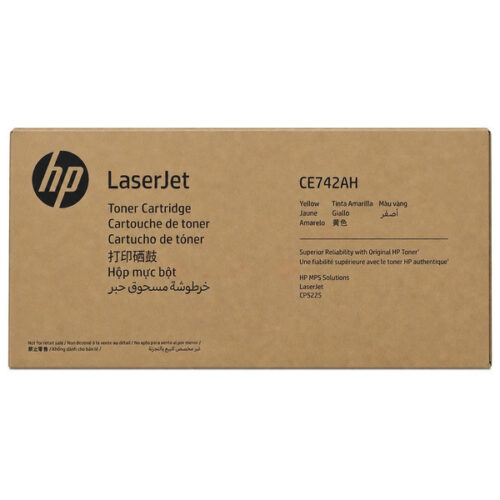 Original HP 307A / CE742AH Toner gelb