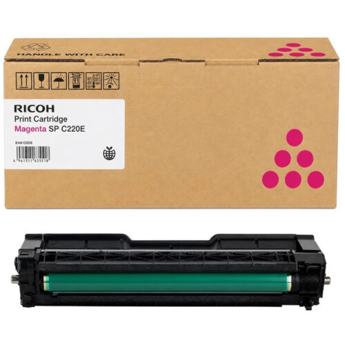 Original Ricoh TYPE SPC220E / 406099 / 406054 / 406142 / 406100 / 406767 / 407644 Toner magenta