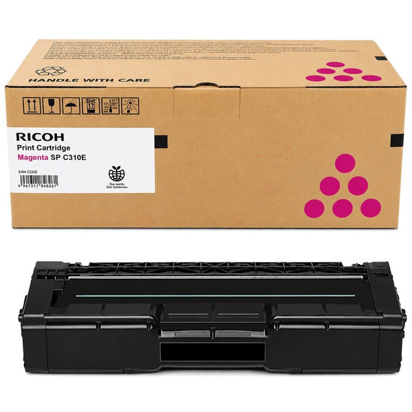 Original Ricoh TYPE SPC 310 / 406350 / 407640 Toner magenta