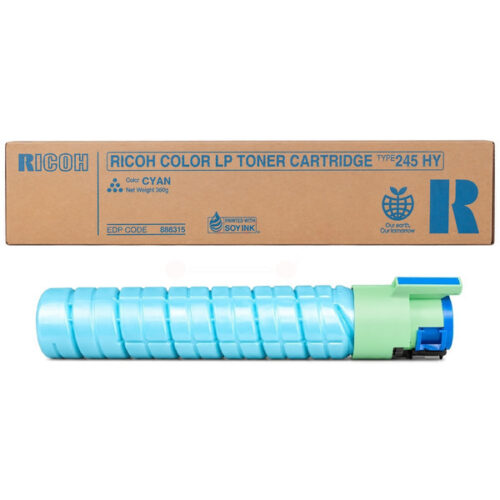 Original Ricoh TYPE 245 / 888315 / K174LD/01 / 888311 Toner cyan