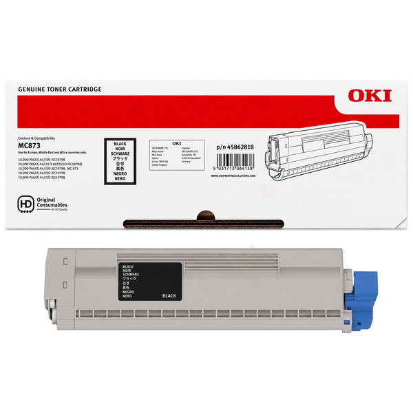 Original OKI 45862818 Toner schwarz