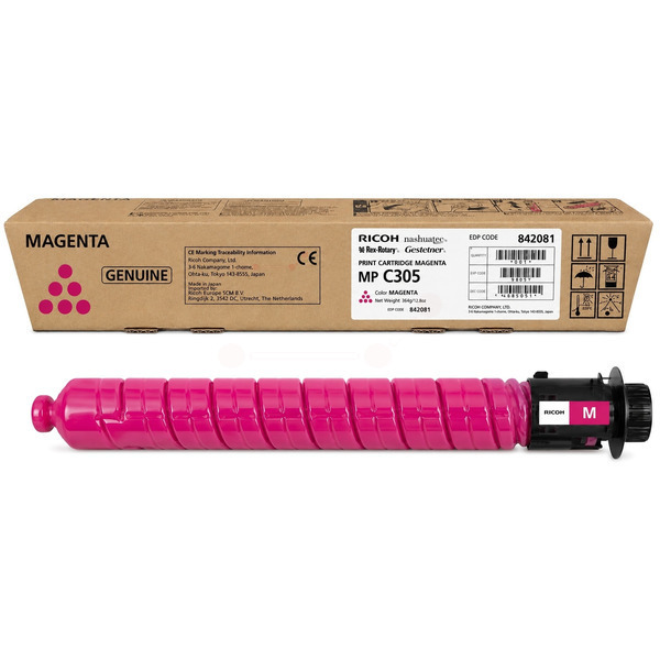 Original Ricoh TYPE MPC 305 E / 841596 / 842081 Toner magenta