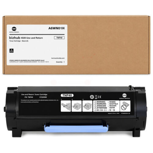 Original Konica Minolta TNP-40 / A6WN01H Toner schwarz