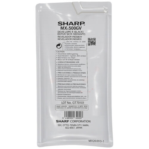 Original Sharp MX-500GV / MX-500NV Entwickler schwarz