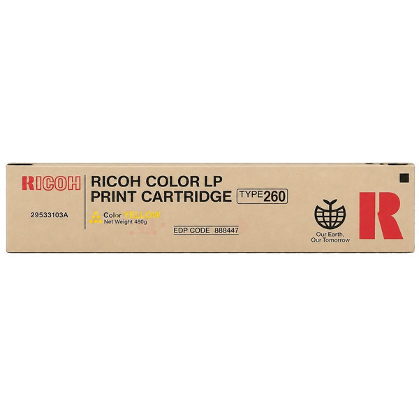 Original Ricoh TYPE 260 / 888447 / K185/03 Toner gelb