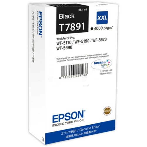 Original Epson T7891 / C13T789140 Tinte schwarz
