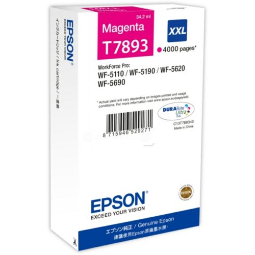 Original Epson T7893 / C13T789340 Tinte magenta