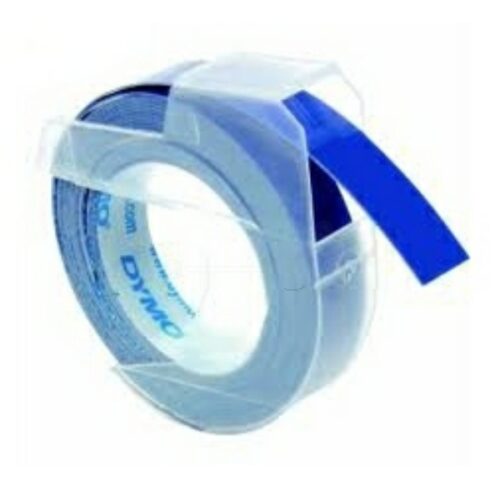 Dymo S0898140 Prägeband weiß auf blau (9mm x 3m)
