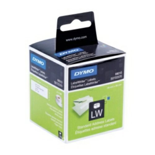 Original Dymo S0722370 / 99010 Etiketten weiß (28 x 89mm 2 x 130 Stück)