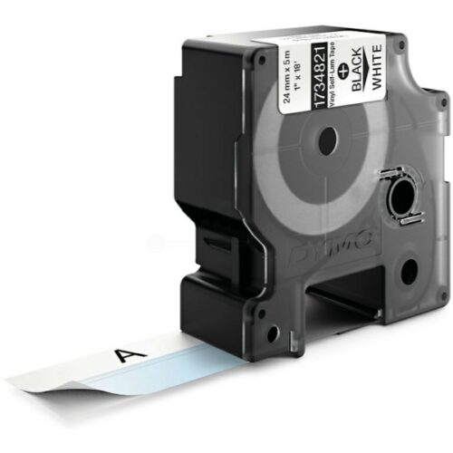 Original Dymo S0773860 / 1734821 Farbband /Farbrolle schwarz auf weiß (24mm x 5,5m)