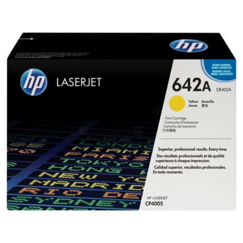 Original HP 642A / CB402A Toner gelb