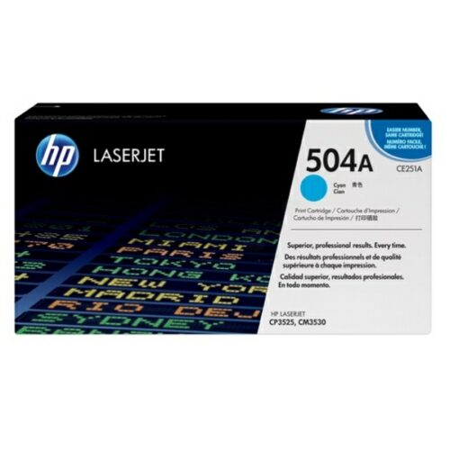 Original HP 504A / CE251A Toner cyan