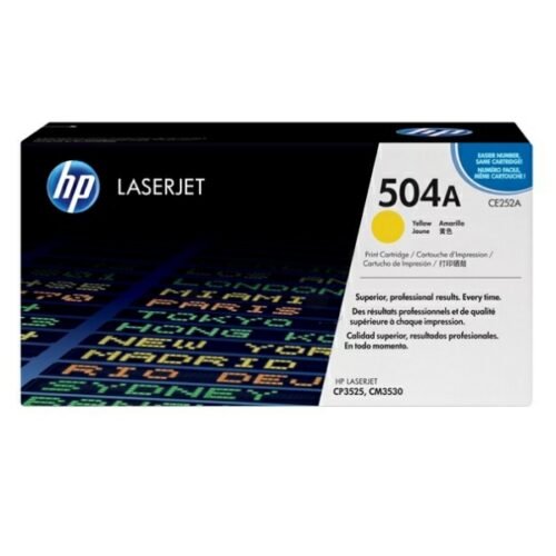 Original HP 504A / CE252A Toner gelb